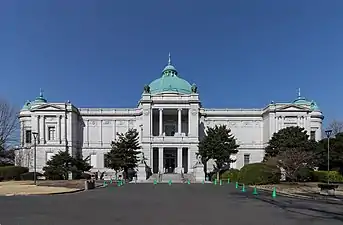 The Hyokeikan wing of the Tokyo National Museum, first opened in 1909.