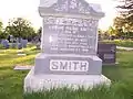 Grave marker ofHyrum M. Smith