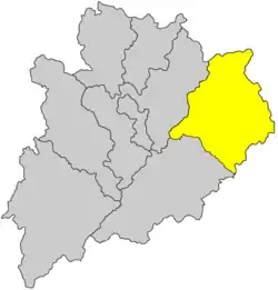 Location in Meizhou