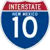 Interstate 10 marker