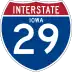 Interstate 29 marker