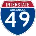 Interstate 49 marker