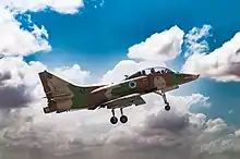 A TA-4H Skyhawk Ayit two-seater of 102 Squadron "Flying Tiger" 2008 at Hatzerim