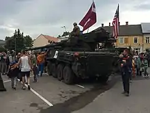 ICV Stryker fronm 2nd Cavalry Reg. in Latvia.2016