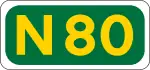 N80 road shield}}