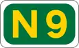 N9 road shield}}