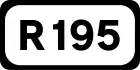 R195 road shield}}