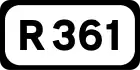 R361 road shield}}