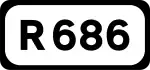 R686 road shield}}