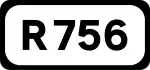 R756 road shield}}