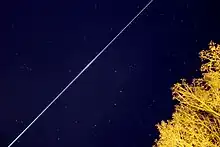 Skytrack long duration exposure of the ISS