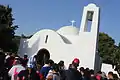 The Chapel at Ionian Village is dedicated to Saint Iakovos, the brother of our Lord. Every morning and every night, campers and Staff gather here to worship together. The Chapel is located in the middle of the campus, and is the middle of everything we do at Ionian Village.