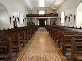 The view of the nave towards the narthex