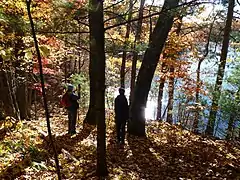 October view of Picnic Lake west of Cornell