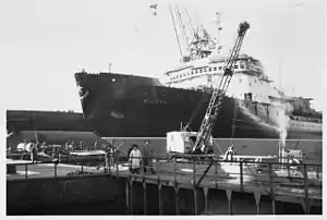 Moskva under construction at Wärtsilä Hietalahti shipyard