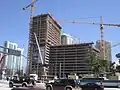 The Icon Brickell towers under construction in March 2007