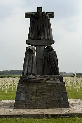 Fréour's sculpture in the Saint-Charles de Potyze French military  cemetery.