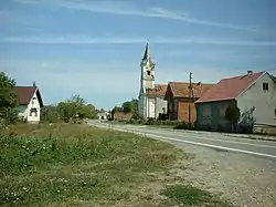 View of the Serbian Orthodox Church of Donji Caglic