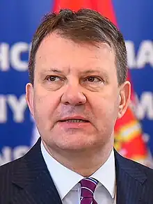 Picture of President of the Government Igor Mirović