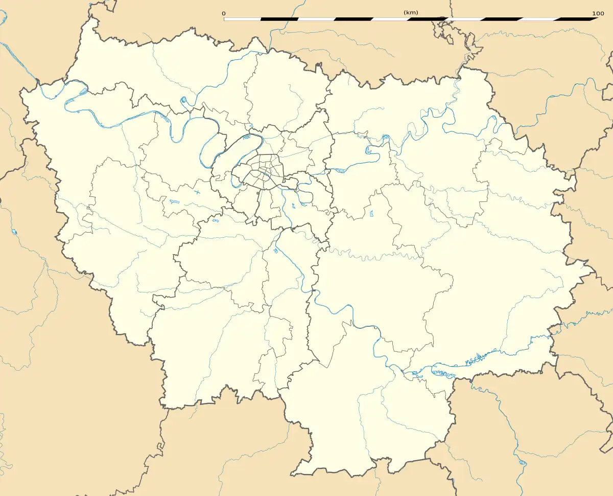 Blandy is located in Île-de-France (region)