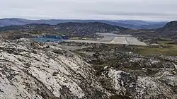 Ilulissat Airport from the south.