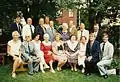 Imatra Society's staff which arranged the society's 100 anniversary celebration in 1991. The picture is from the courtyard in front of the Imatra Hall.