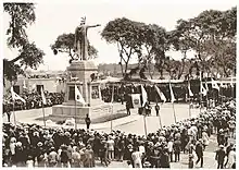 Manco Cápac Plaza during its inauguration in 1926