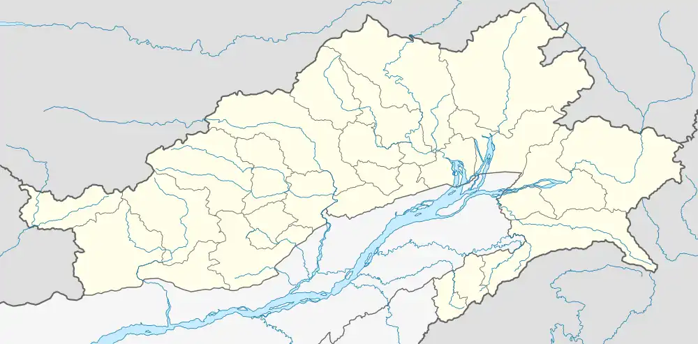 Map showing the location of Kamlang Tiger Reserve and Wildlife Sanctuary