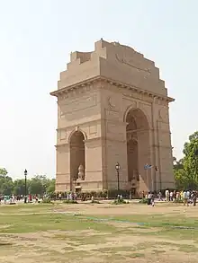 India Gate, a war memorial in New Delhi by Edwin Lutyens, 1930s