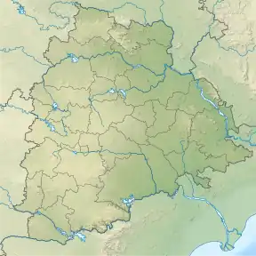 Location of Saroornagar Lake within Telangana