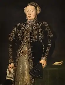 Infanta Caterina with ropa, c. 1552