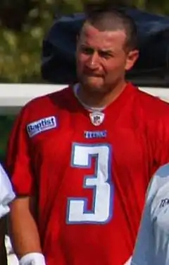 Martin at Tennessee Titans training camp in 2008.