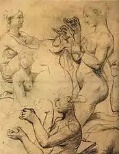 Study for The Turkish Bath (1859)