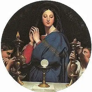 The Virgin of the Host, 1854