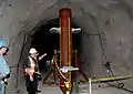 MOP underground at White Sands Missile Range before its first explosive test, 2007.