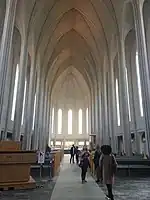 Nave of Hallgrimskirkja