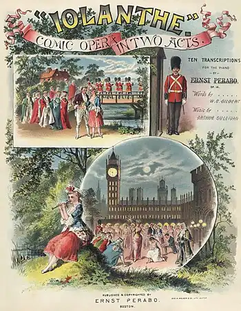 Image 107Cover of piano transcriptions of Iolanthe, by George H. Walker & Co. (restored by Adam Cuerden) (from Wikipedia:Featured pictures/Culture, entertainment, and lifestyle/Theatre)