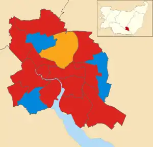 2018 results map