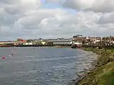 The Scottish Maritime Museum with the old ICI Explosives tug MV Garnock to the right.