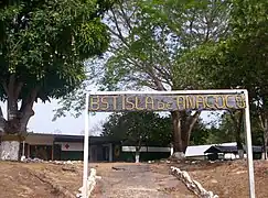 Venezuelan military post on the island of Anacoco.