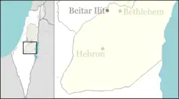 Metzad is located in the Southern West Bank