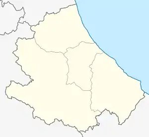 Controguerra is located in Abruzzo