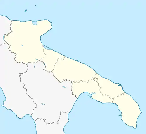 Carapelle is located in Apulia