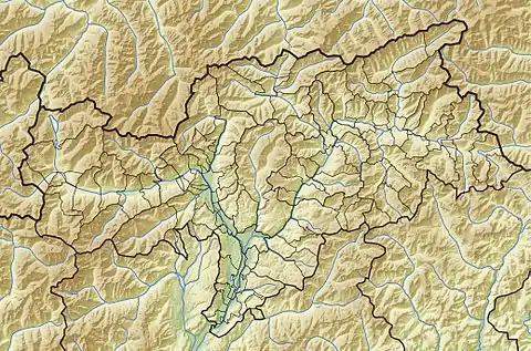 5th Mountain Artillery Regiment (Italy) is located in South Tyrol