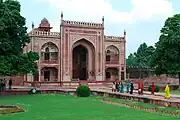 Entrance gate, inside view