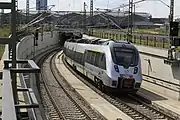 North ramp at Leipzig Hauptbahnhof