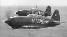 The same Mitsubishi J2M Raiden fighters being test flown by Japanese naval aviators under close supervision of RAF officers from Seletar.