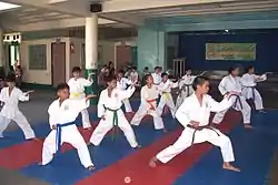 Image 10Karatekas wearing different colored belts (from Karate)