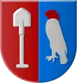 Coat of arms as Lord of the manor of Valckeveen (Valkenburg)