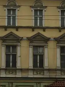 Detail of the facade